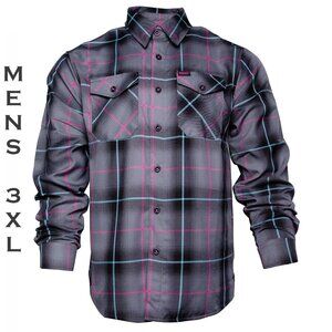 DIXXON FLANNEL x SHREDDY Flannel Shirt -  Collab V7 - Men's 3XL